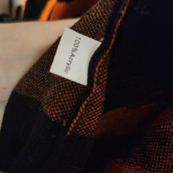 Foxblood Halloween Vortex Cardigan size 3X/4X colors orange and black - Picture 6 of 6